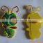 New arrival lovely bee shape rubber pencil topper