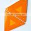 hot-sale auto emergency tool saftly triangle warning sign ,reflecting car triangle warning sign