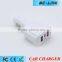 Quick charging 3 usb ports car charger for iphone car charger