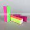 Custom 4 way sponge block neon nail polish buffer beauty 4 sides buffer block nail shining file buffer factory