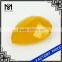 Yellow Agate Gem Stone 10x14MM Pear Machine Cut Agate Stone