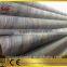 Spiral welded steel pipe for gas pipe