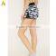 polyester mma womens printed custom brand surf yoga shorts