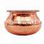Steel Copper Punjabi Serving Handi 660 ML - Serving Dish Curry Tableware Home Hotel Restaurant