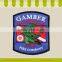 Customed Number Embroidery Badge Sew-On Clothes
