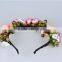 factory directly cheap flower hair band.handmade fashion hair jewelry accessory