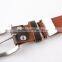 Vintage Full Grain 100% Leather Distressed Style Snap on Belt Strap 1 1/2" Wide