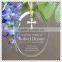 Clear Oval Flat Glass Ornaments For Personality Souvenir