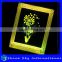 Valentine's Day Gift 3D Photo Frame LED 7 Colors Flashing Flower Desk Night Light
