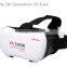 Virtual Reality Glasses VR Box 3D glasses headset for googleglasses for 4.7-6.0" mobile with remote control