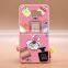 For Samsung A710 Phone Case Prefume Printing Slim TPU+PC 2-in-1 Hybrid Pattern With Ring Bracket