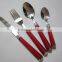 24PCS Stainless Steel Dinner Set with Plastic Handle - KX-P023 PS