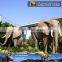 My-dino life size animatronic animal elephant statues