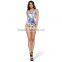 2016 Women swimsuits 3D Print Hollow Beachwear Plus Size N2-289