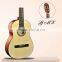 Matt finish full body 39 inch nature wood color classical guitar wholesale