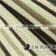 Polyester embossed backing flocked hand embroidery fabric tulle