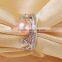 pearl and diamond engagement rings