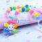 Wholesale Clay Smiling Flower Charm Beads Jewelry Set Health Bracelet Necklace