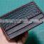 Top quality simple design genuine crocodile leather business card holder