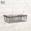 Wall mounted Bathroom accessories ORB finishing Brass Storage basket
