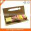 arrow sticky memo pad with paper holder and pen