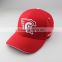 custom red baseball cap/custom baseball cap hats