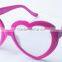 heart diffraction glasses with fireworks lens