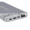 Slim power bank promotion gift with type c and QC 2.0 function