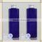 500ml plastic colorful blue PET bottle with aluminium cap for cosmetic