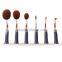 5/6pcs Vegan Cosmetic Makeup Brush Custom Toothbrush Oval Multi-purpose Makeup Brush