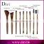 Newest 9pcs/Set Pro Makeup Brush Kit Foundation Powder Eyebrow Eye Shadow Brushes Tool