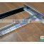 suspended flat ceiling t-bar in modern ceiling design of galvanized steel profile