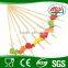 kid party decoration bamboo fruit skewer