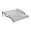 40" Clear Polycarbonate Patio Door Awnings