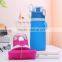 2017 Outdoor Foldable Sport Water Bottle Soft Silicone Gel