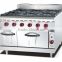 Restaurant Hotel 8 burner gas range with oven,commercial gas range definition(ZQW-889-8)