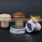 Wholesale custom aluminum synthestic wooden cork stopper cap cheap price