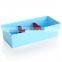 N506 3/5 Grid Home Organization Storage Box Household Plastic Storage Box