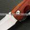Wooden Camping Folding Fruit Knife With Wooden Handle