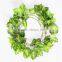 vertical garden wall hanging 240cm Long cheap make fake recycling plastic PE red dot everygreen vine artificial plant EMX10 3028