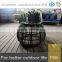 Leisure modern pe rattan garden furniture sofa for outdoor