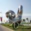 contemporary city large outdoor metal craft stainless steel sculpture