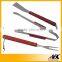 Customized BBQ Skewer/BBQ Items with Rubber Wood Handle