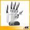 Convenient Stainless Steel 5pcs Knife Block Set