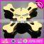 Aluminum Metal Alloy Decompression Desk Hand Toy Four Angle EDC Finger Fidget Spinner W01A285