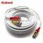 CCTV cable18m white color BNC DC video power