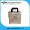 Wholesale flexo printing block bottom flat tape handle plastic bag