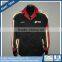 Two Tone Black and Red Equipment Mechanic Jacket with Eco-Friendly Material