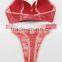 Sexy ladies bra and thong design new wholesale