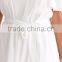 elegant women white dress off shoulder short sleeve fashion boutique dress
